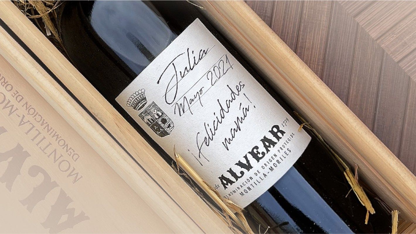 Vino dulce PX Alvear, un regalo perfecto para sorprender en el Día de la Madre