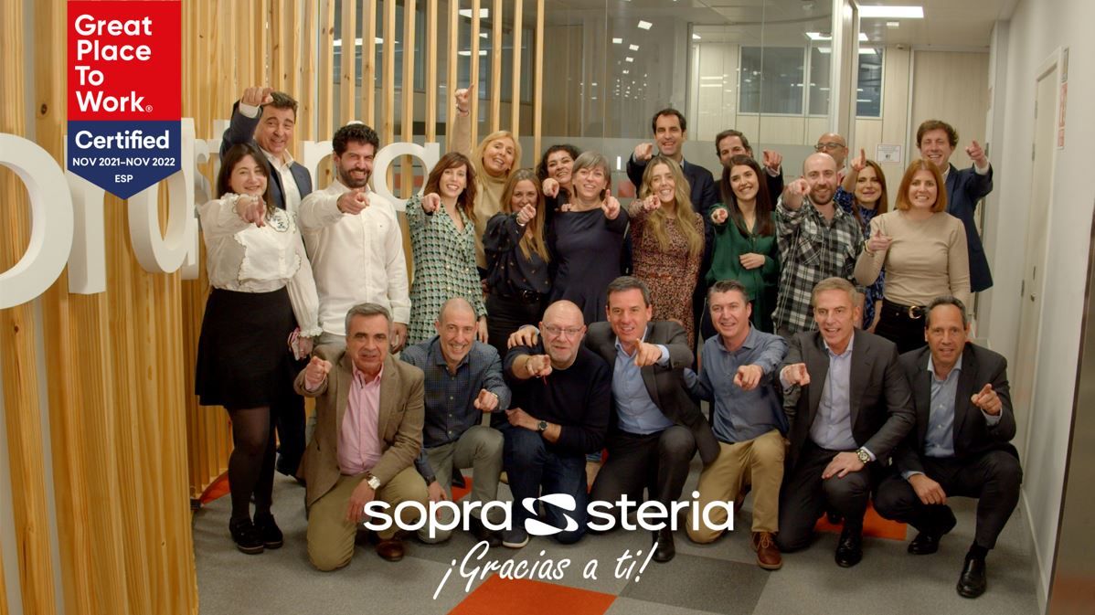 Sopra Steria España es elegida como una de las mejores empresas de España para trabajar