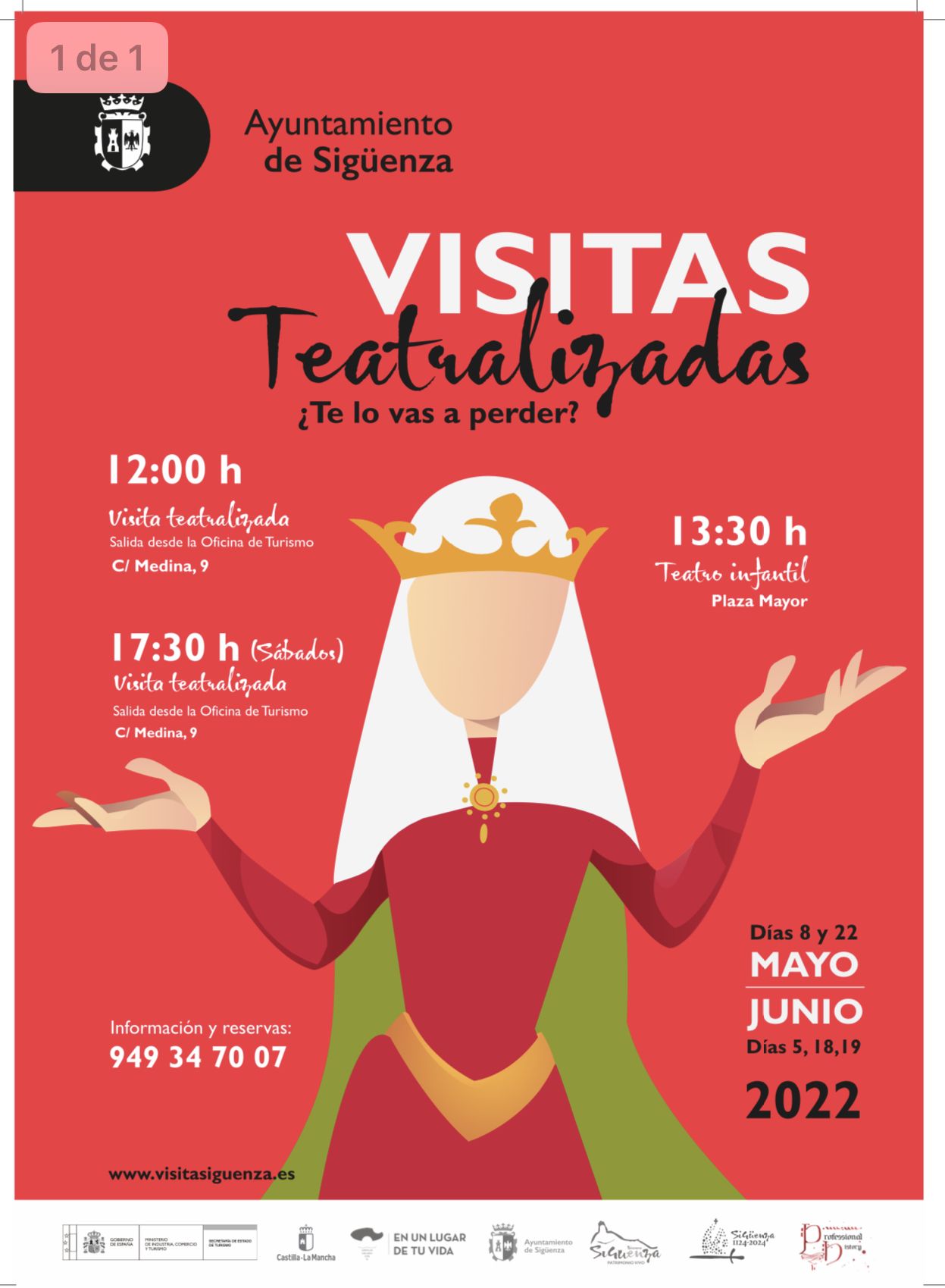 Este domingo, 22 de mayo, nueva visita teatralizada a la ciudad del Doncel