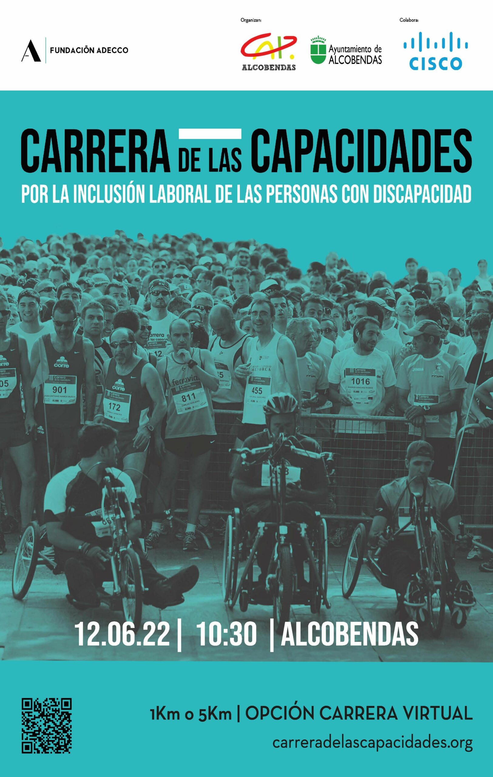 La Fundación Adecco retoma la presencialidad en la XIII edición de la Carrera de las Capacidades